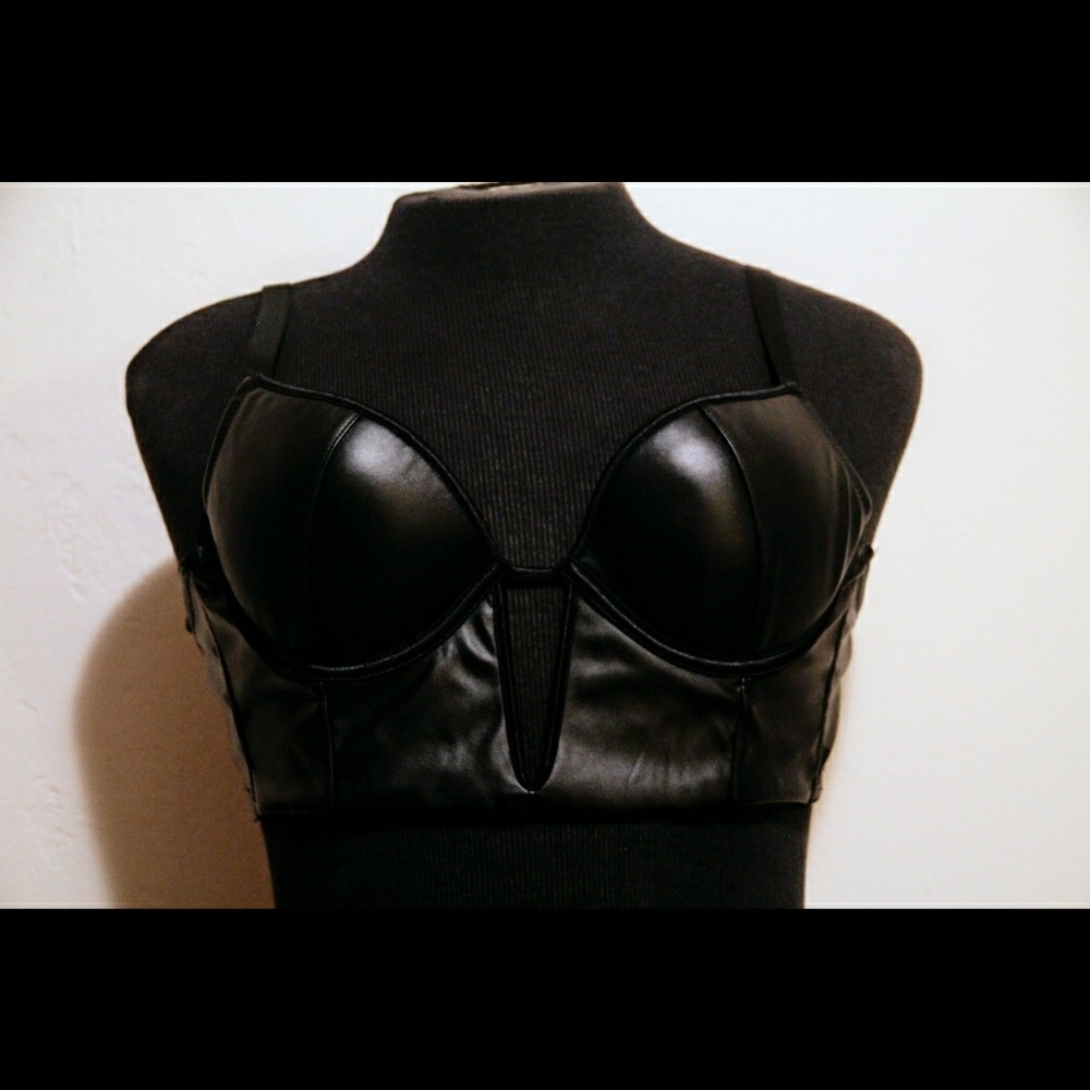 Bebe Black Bustier